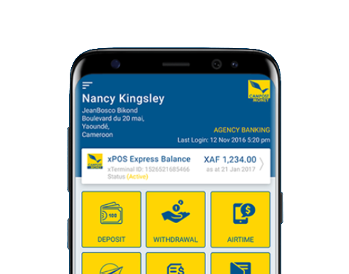 user interface showing user beneficiaries